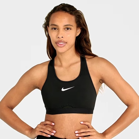 Nike Swoosh Sports Bra - Picture 3 of 13